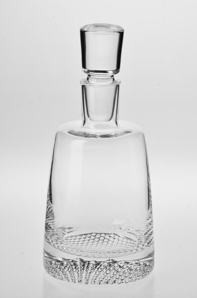 Fjord whisky karaf. handmade. inhoud 1 liter.
