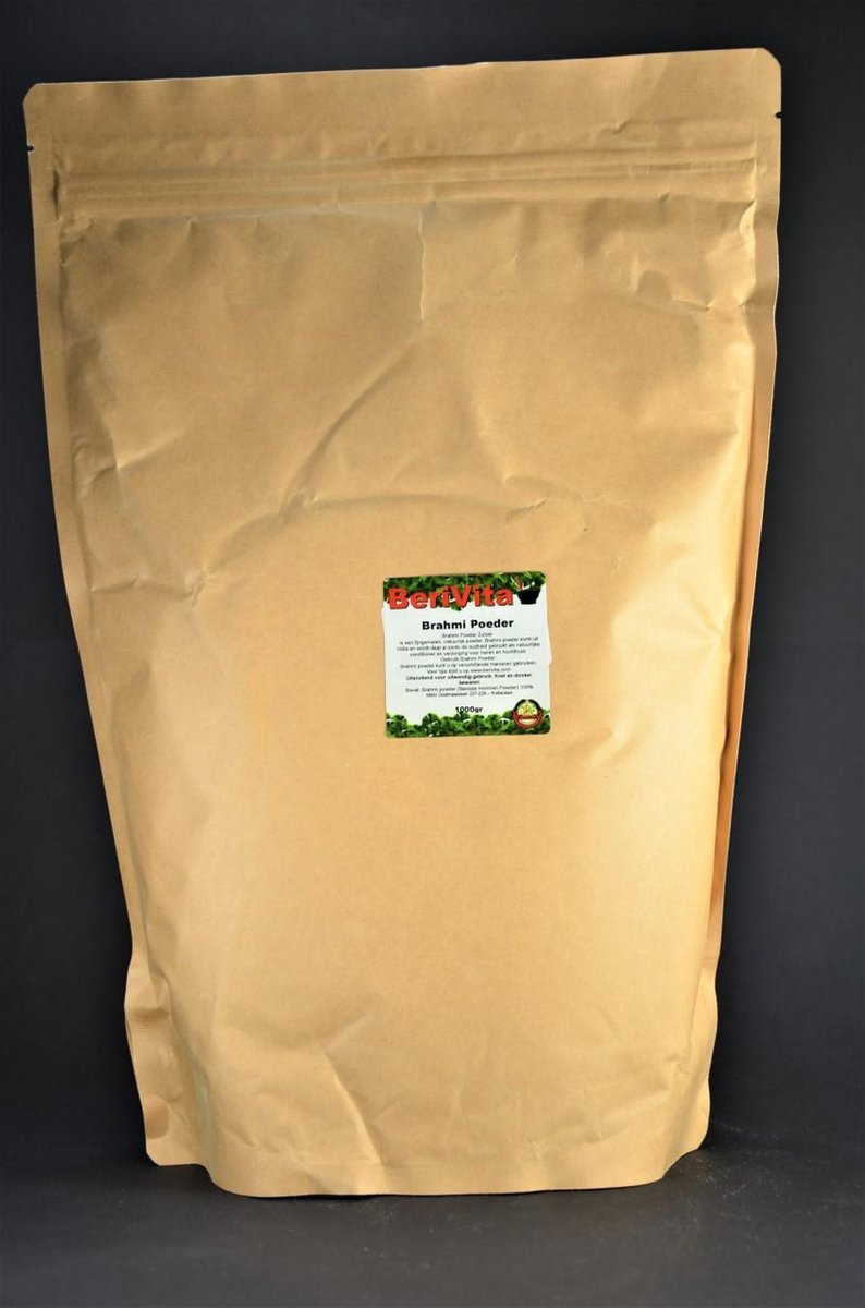Brahmi Poeder 100% Zuiver - 1kg Brahmipoeder van Bacopa monnieri