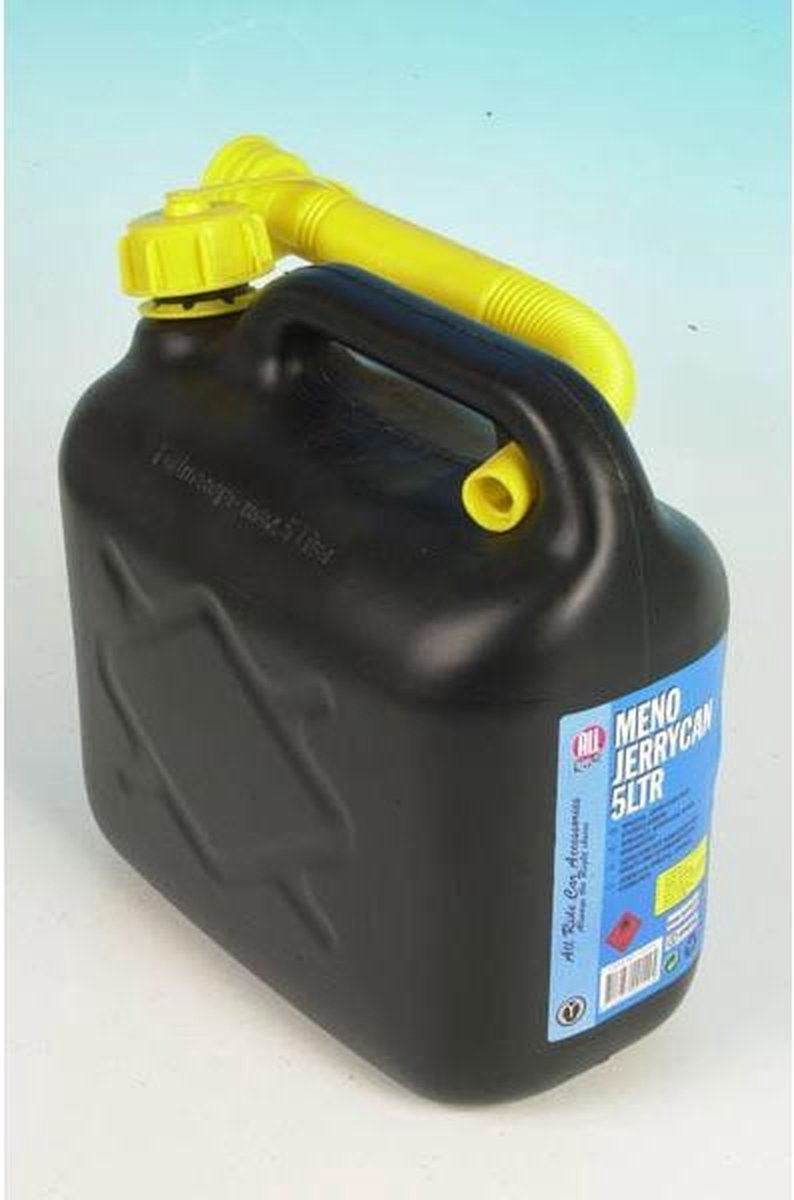 Jerrycan 5 ltr zwart benzinebestendig