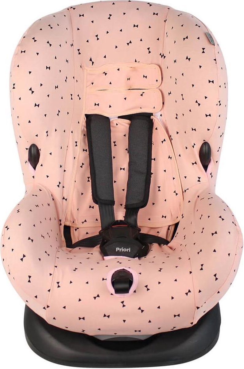 Ukje Hoes voor Maxi-Cosi Priori - Perfecte pasvorm - Roze zandloper