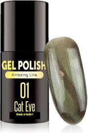 Cat-Eye Groen 01- Magnetic Gelpolish incl. magneet stick - gellak