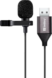 Sandberg Streamer USB Clip Microphone