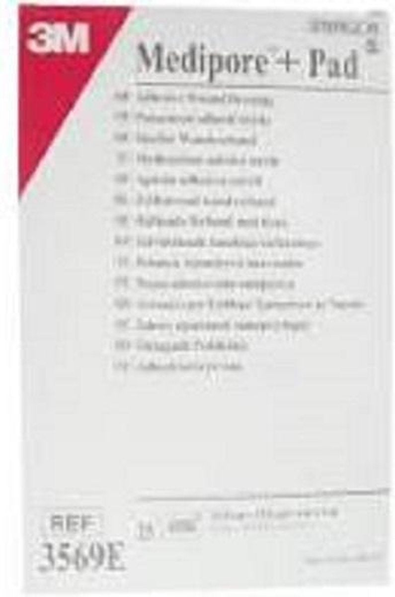 Medipore + Pad- 3M- 10x10cm 25 stuks