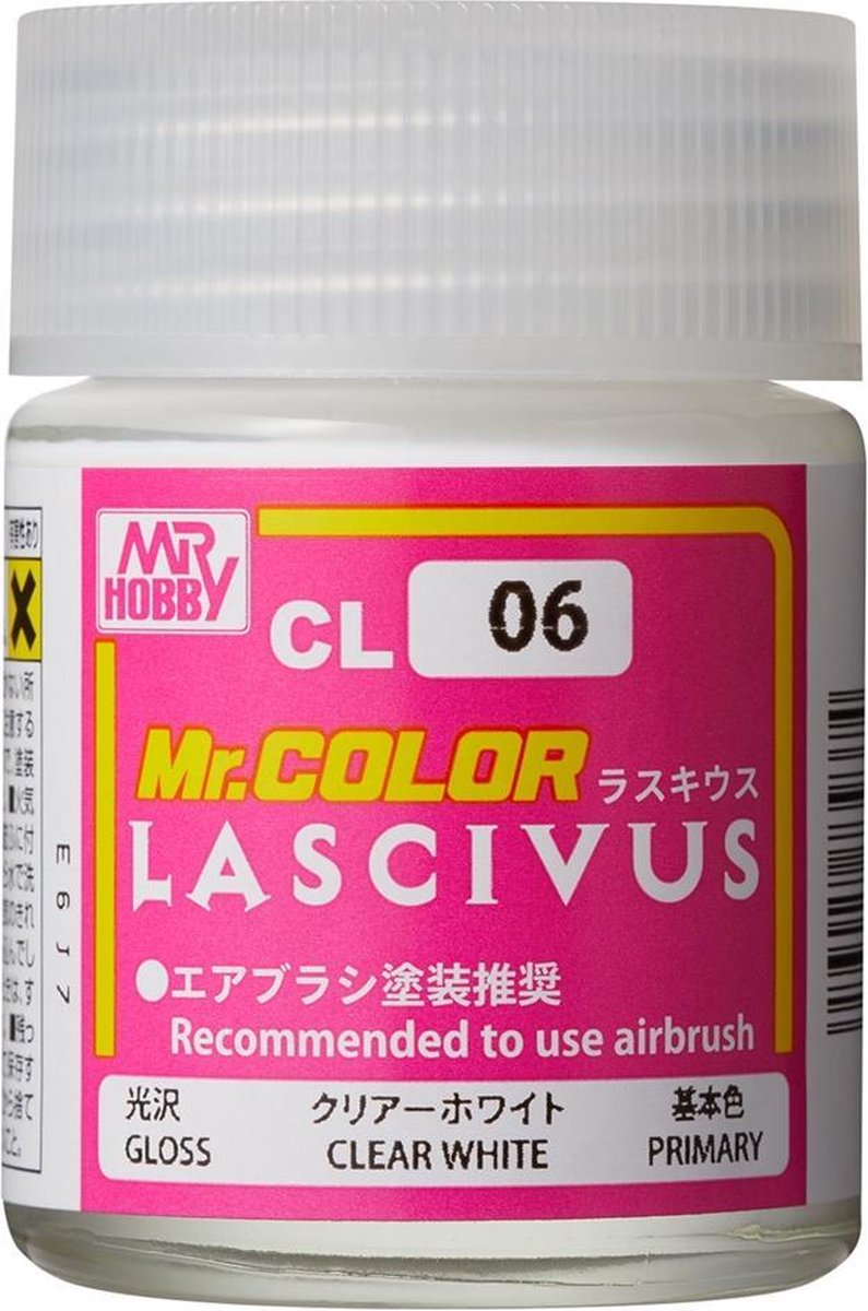 MR. COLOR LASCIVUS 18 ML CLEAR WHITE