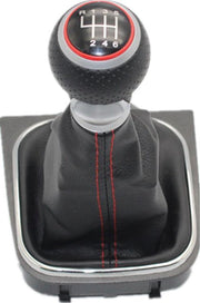 Lederen Sport Pook Schakel Pook Geschikt voor VW Golf Gti Gtd R R20 R Line Tdi Tsi 6 Speed