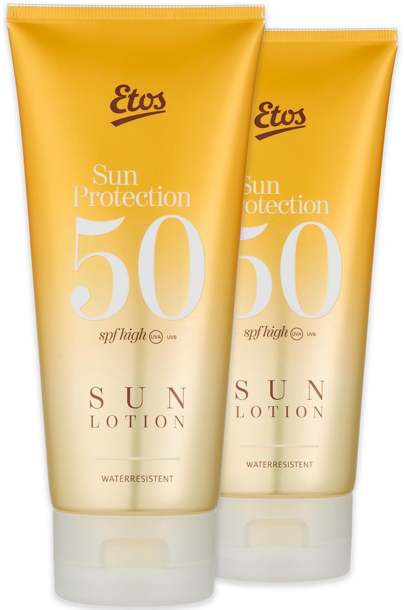 Etos Zonnebrand Lotion SPF50 - 2 tubes (2 x 200ml)