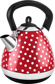 KALORIK TKG JK 1045 RWD Draadloze waterkoker met filter 360° Serie "RED POLKA