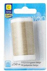 Sorbo Confection - polyester naaigaren beige - klosje 250 m garen om te naaien -72752
