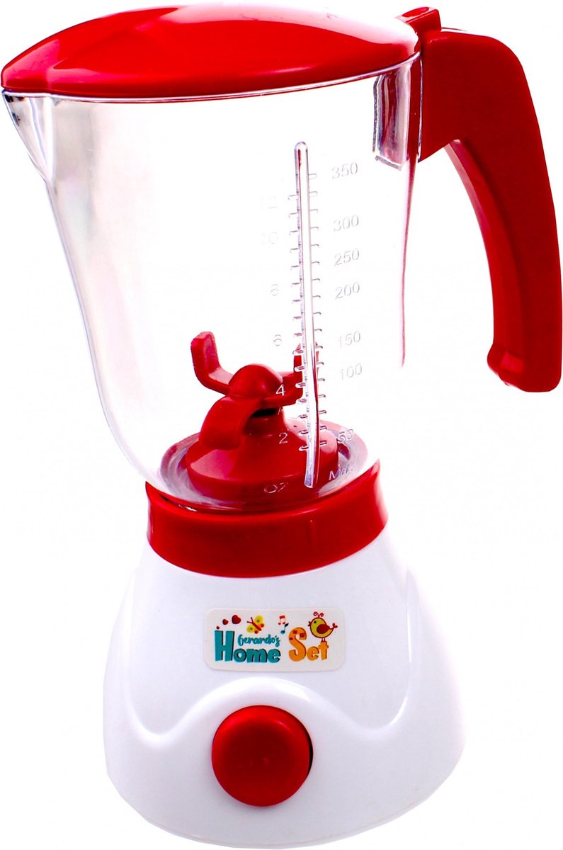 Gerardo's Toys Speelgoedblender Licht En Geluid 21 Cm Rood/wit
