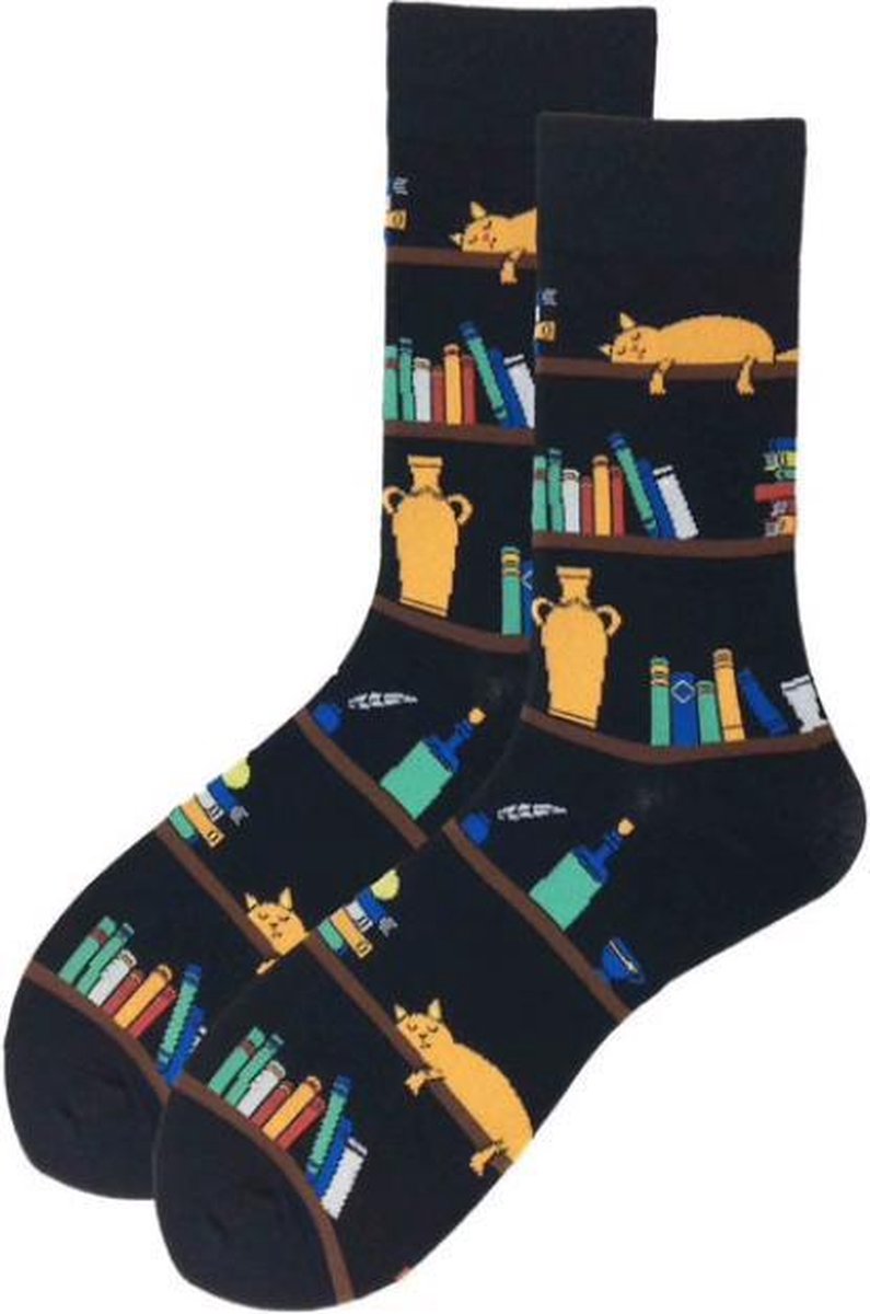 Funsokken met boekenkast