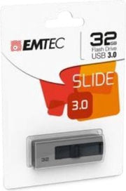 Emtec B250 Slide USB flash drive 32 GB USB Type-A 3.2 Gen 1 (3.1 Gen 1) Grijs