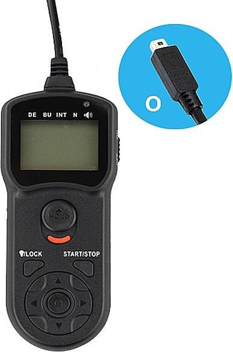JJC TM-O electriciteitssnoer Zwart