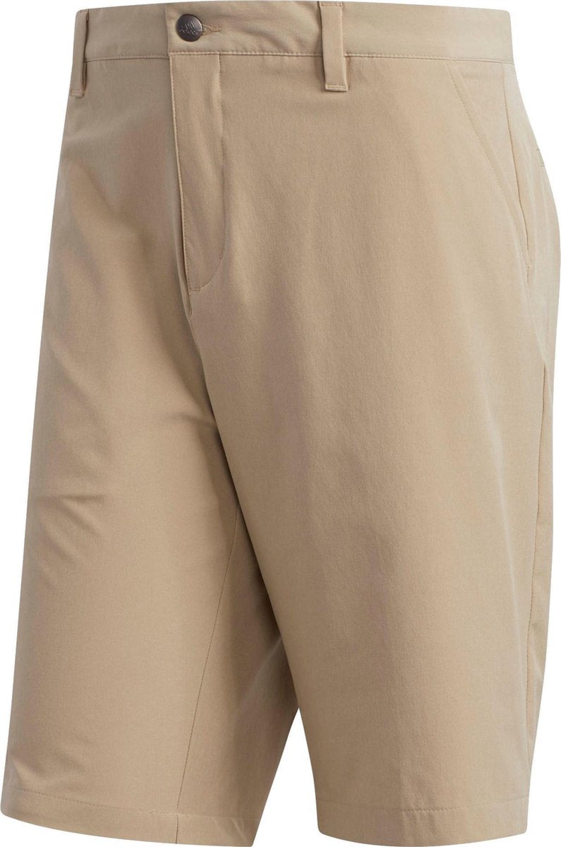 Adidas Golfbroek Kort Ultimate365 Heren Polyester Beige Mt 40
