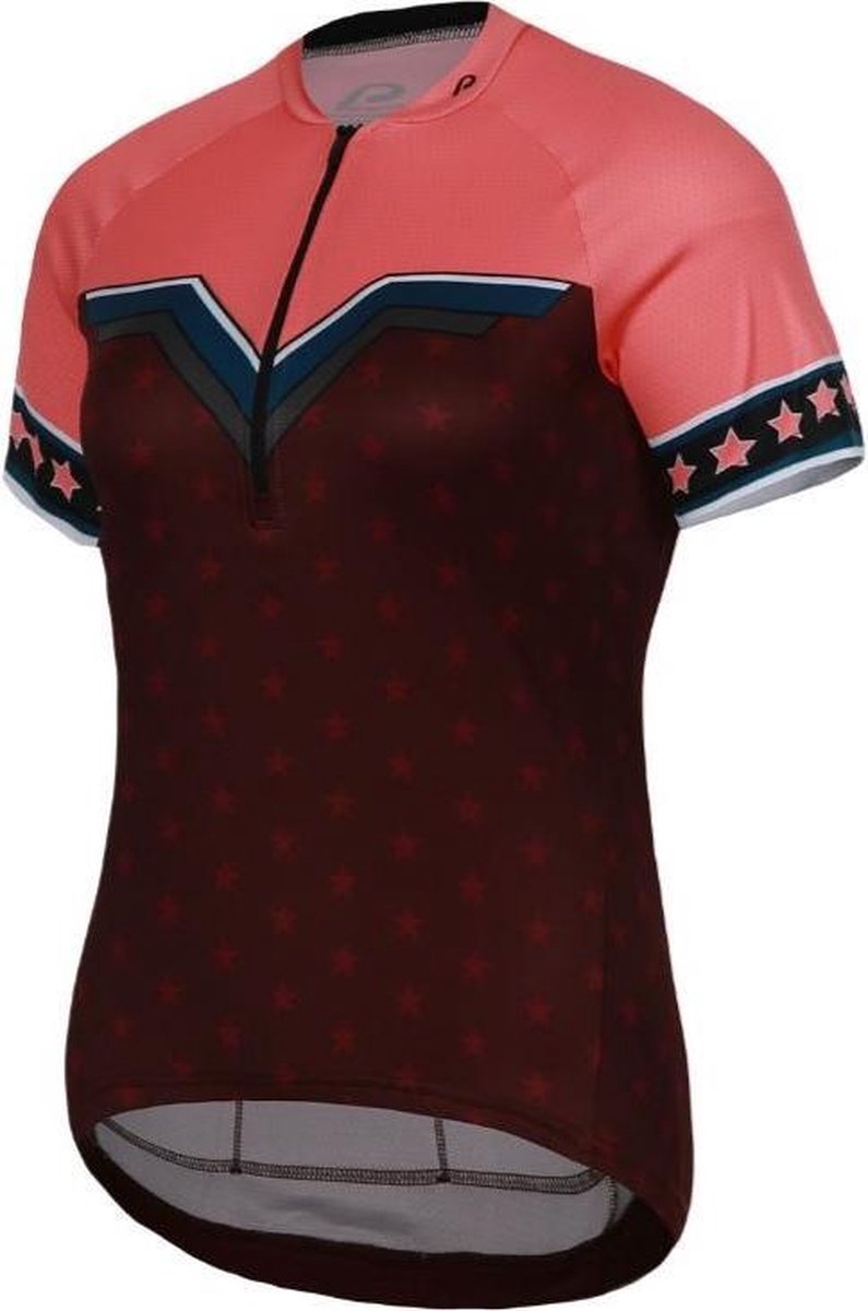 Protective Fietsshirt P-sweet Jane Dames Polyester Rood Mt 46