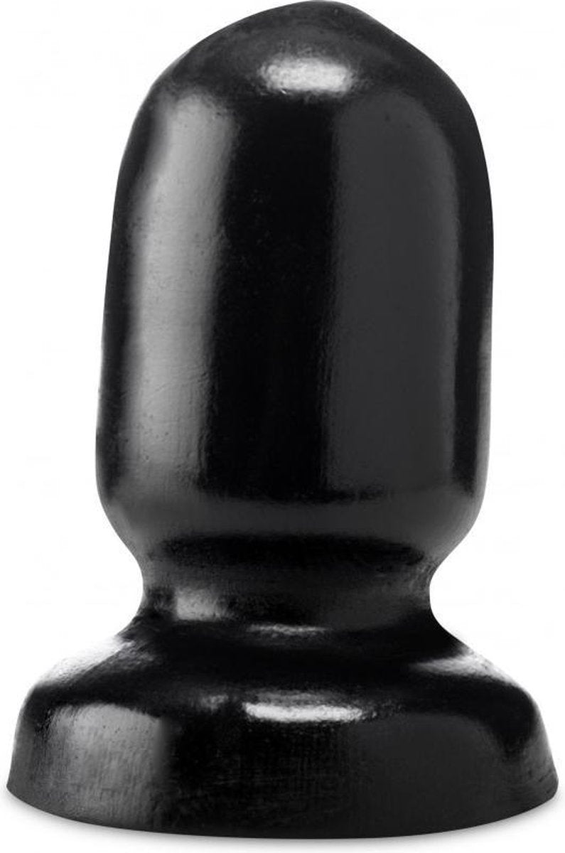 XXLTOYS - Ivar - XXL Plug - Inbrenglengte 12 X 7 cm - Black - Uniek design Buttplug - Stevige Anaal plug - Made in Europe