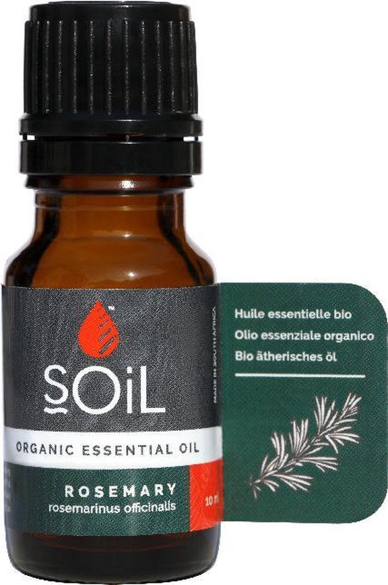 Soil Biologische Etherische Olie - Rozemarijn - 10 ML - Rosemarinus Officinalis