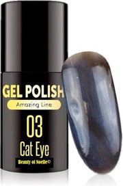 Cat-Eye Blauw 03 - Magnetic Gelpolish incl. magneet stick - gellak