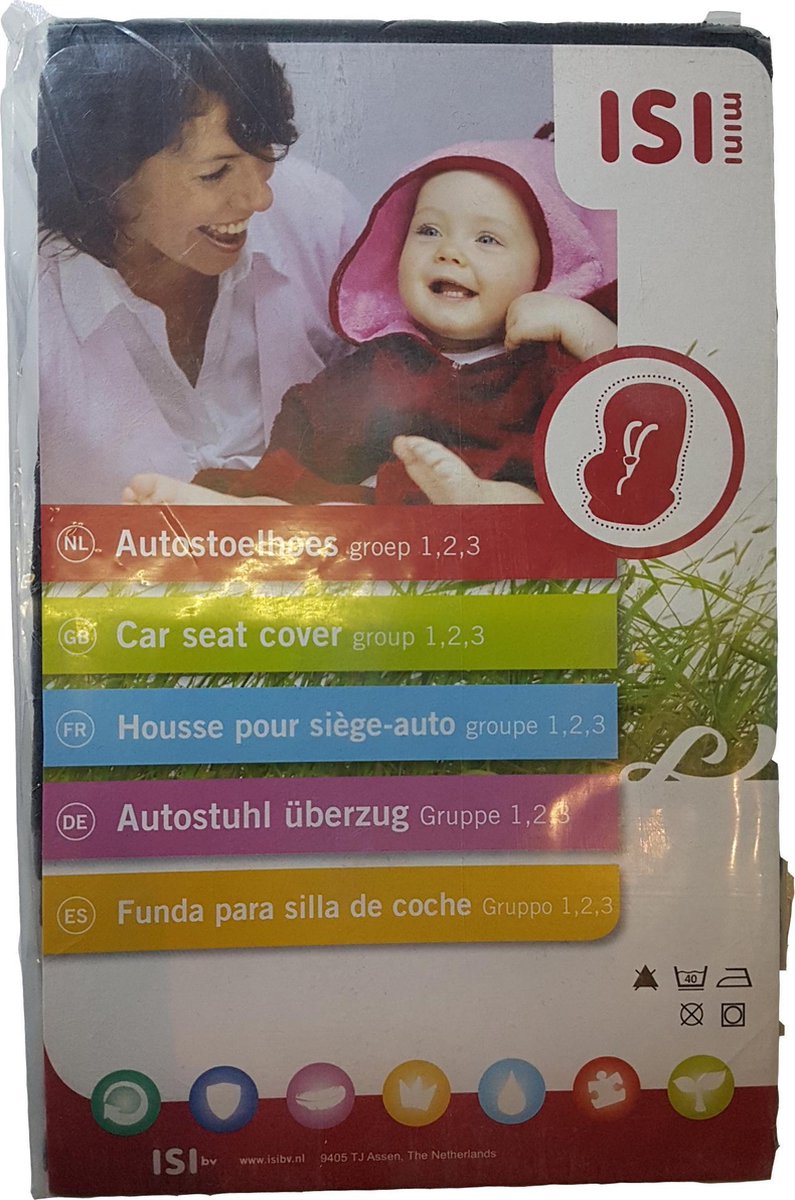 ISI MINI - Autostoelhoes Groot - Zwart - Groep 1 & 2 & 3