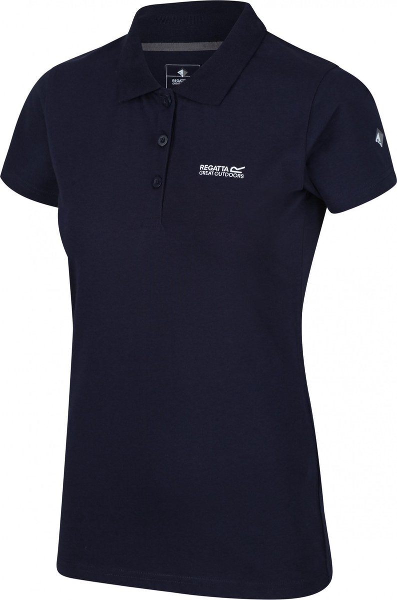 Regatta Polo Sinton Dames Katoen Navy Maat 36