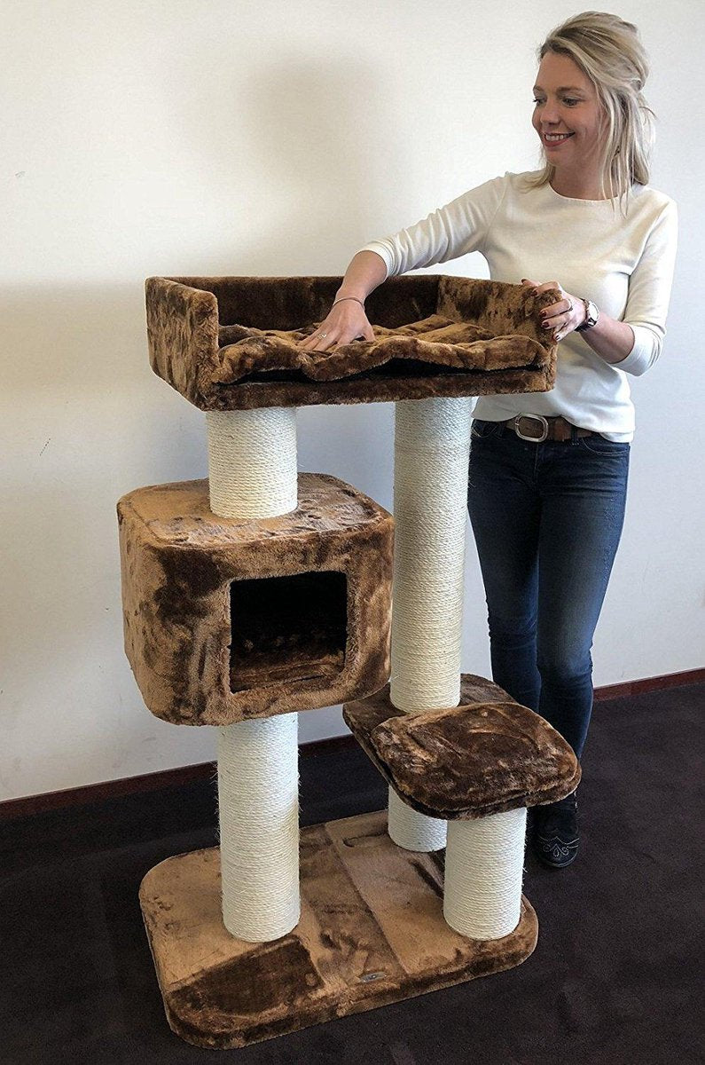 RHRQuality Krabpaal Devon Rex Brown voor grote katten
