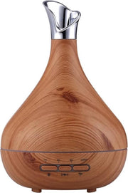 Devacieux Aroma Diffuser + 10ML Neutriherbs Olie - Geurverspreider - Luchtbevochtiger Aroma Therapie - Lichtbruin