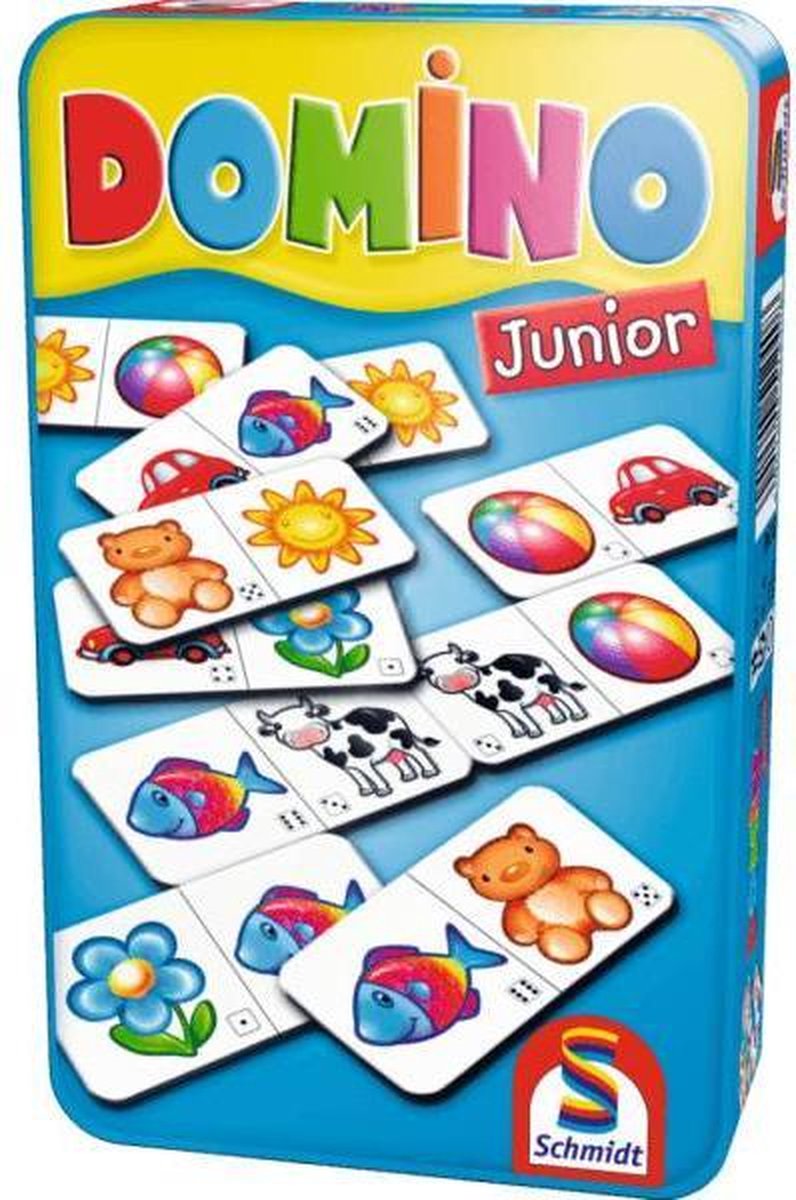 Domino Junior In Tin Box Pocketeditie - Reisspel