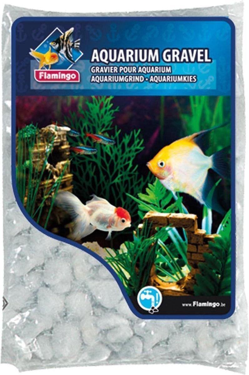 Flamingo Aquarium accessoire Carara Rond - Grijs - 21