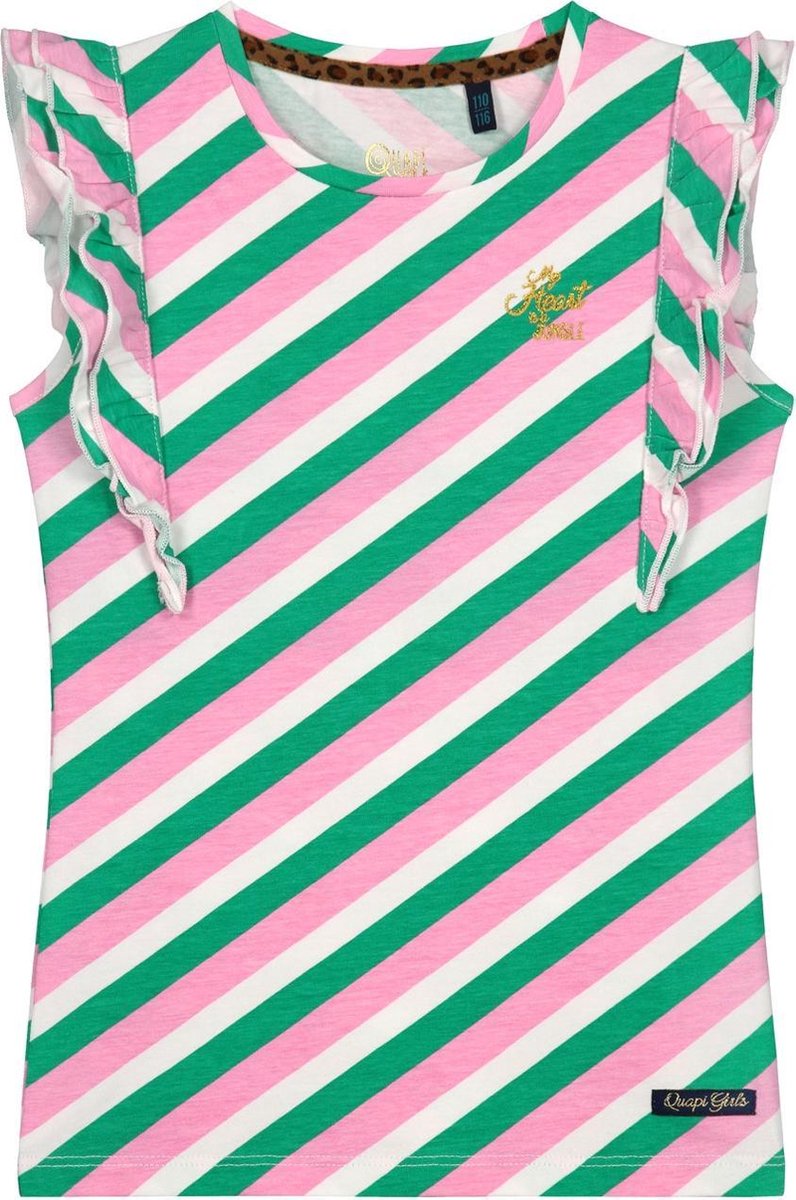 Quapi T-shirt Anita light pink diagonaal