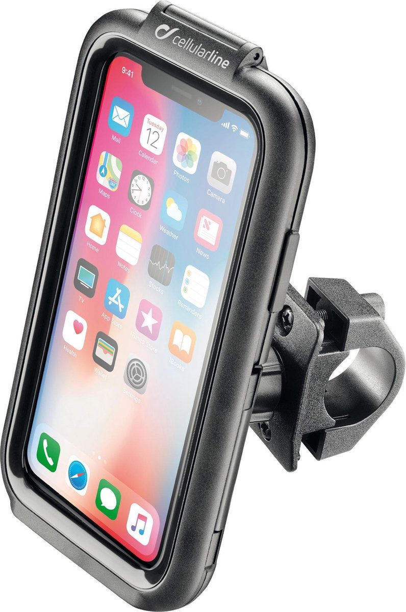 Interphone iCase iPhone X Houder voor Motorfiets stuur