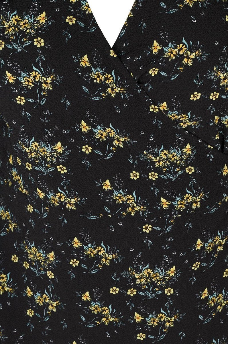 Zizzi print jurk overslag CAANNI