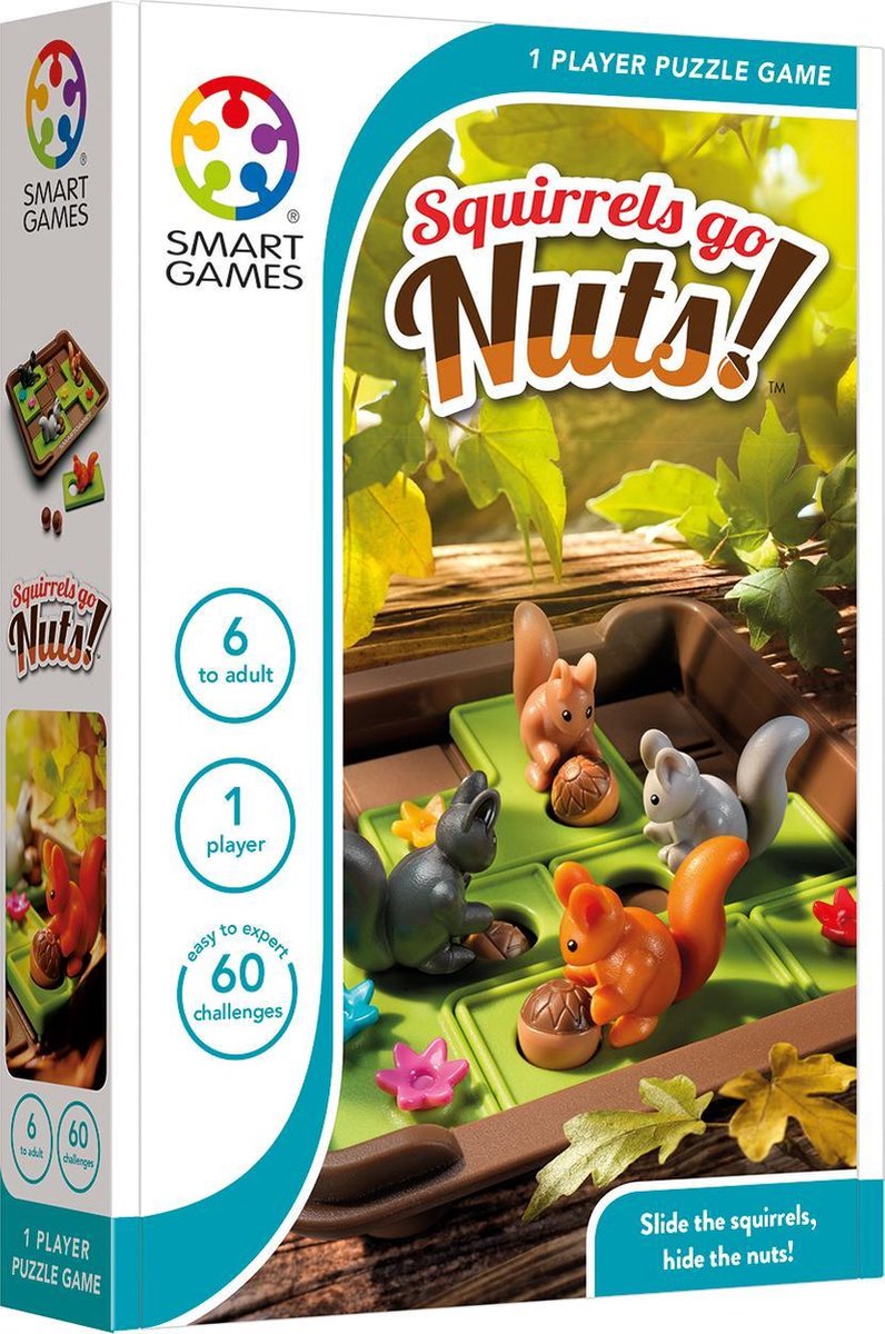 SmartGames - Squirrels Go Nuts (60 opdrachten)