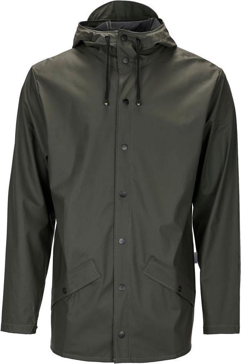 Rains Regenjas - Slim Fit - Groen - L