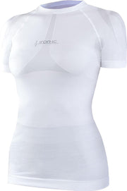 Iron-ic Sportshirt Dames Polyamide Wit Maat S/m