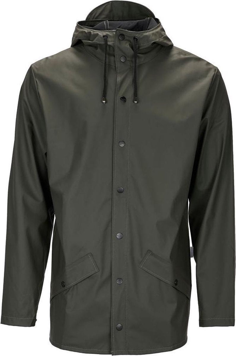 Rains Regenjas - Slim Fit - Groen - S
