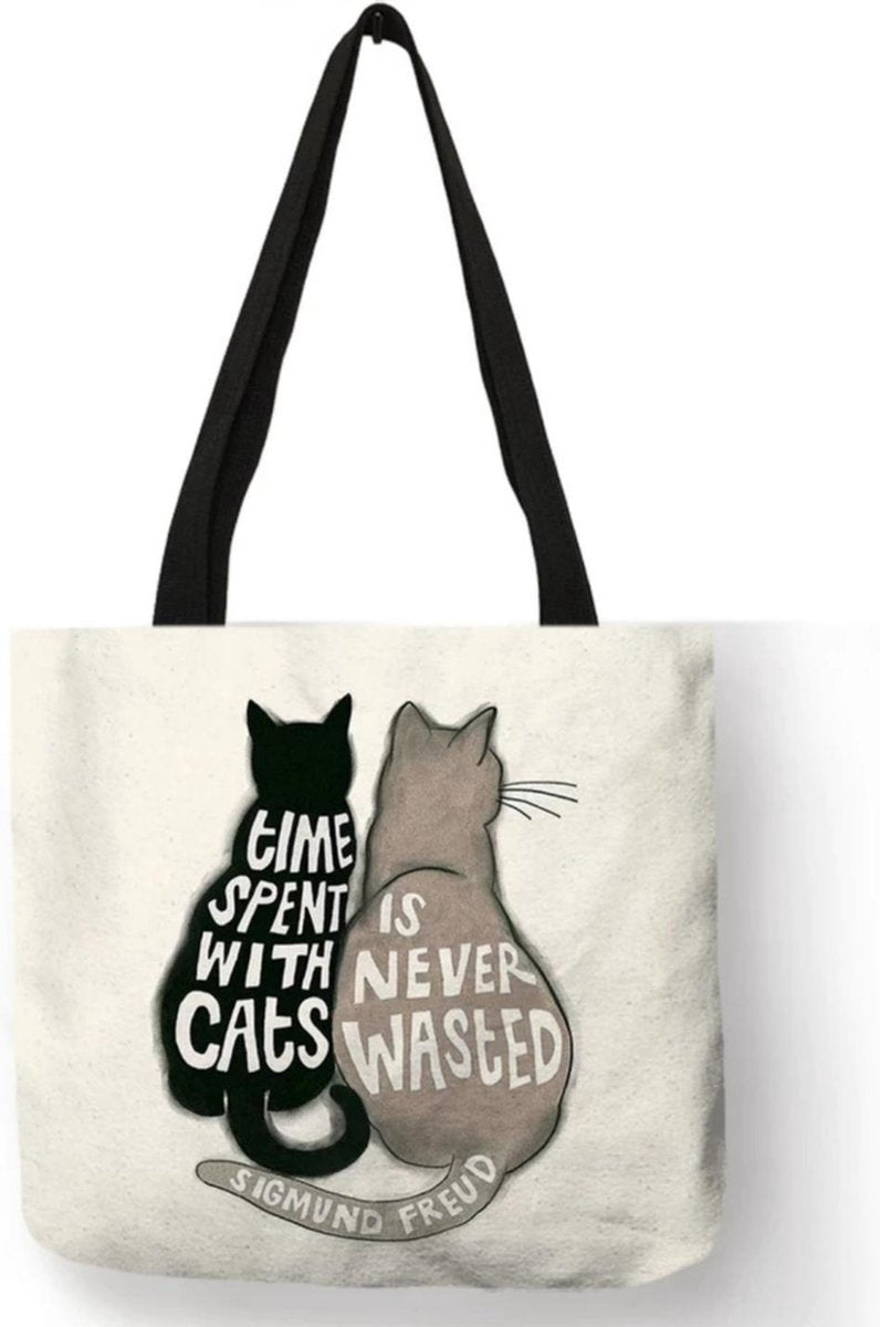 Kattenhebbedingen - Tas - Kat - Poes - Voor de kattenliefhebber - Time spent with cats