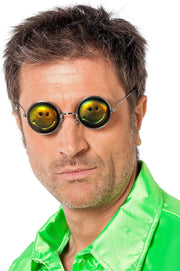 Hologram bril smiley - Verkleedattribuut