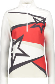 CMP CMP Sweat Skipulli Wintersportpully - Maat 42  - Vrouwen - blauw/wit/zwart
