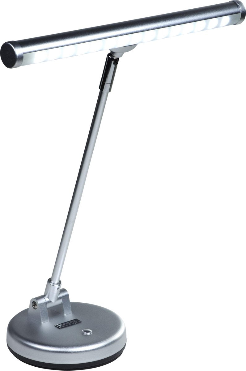 Lampen - Fame LED-Pianolichte mat zilver incl. voeding