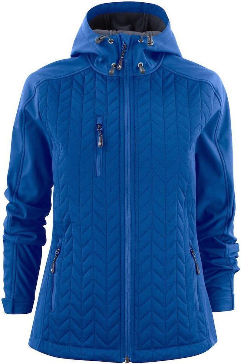 Harvest Myers Softshell Jas Dames 2121038 Sportief Blauw - Maat XS