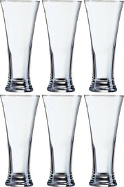 12x Stuks pilsner bierglazen voor witbier/rosebier 330 ml - Bierglazen - Pilsnerglas