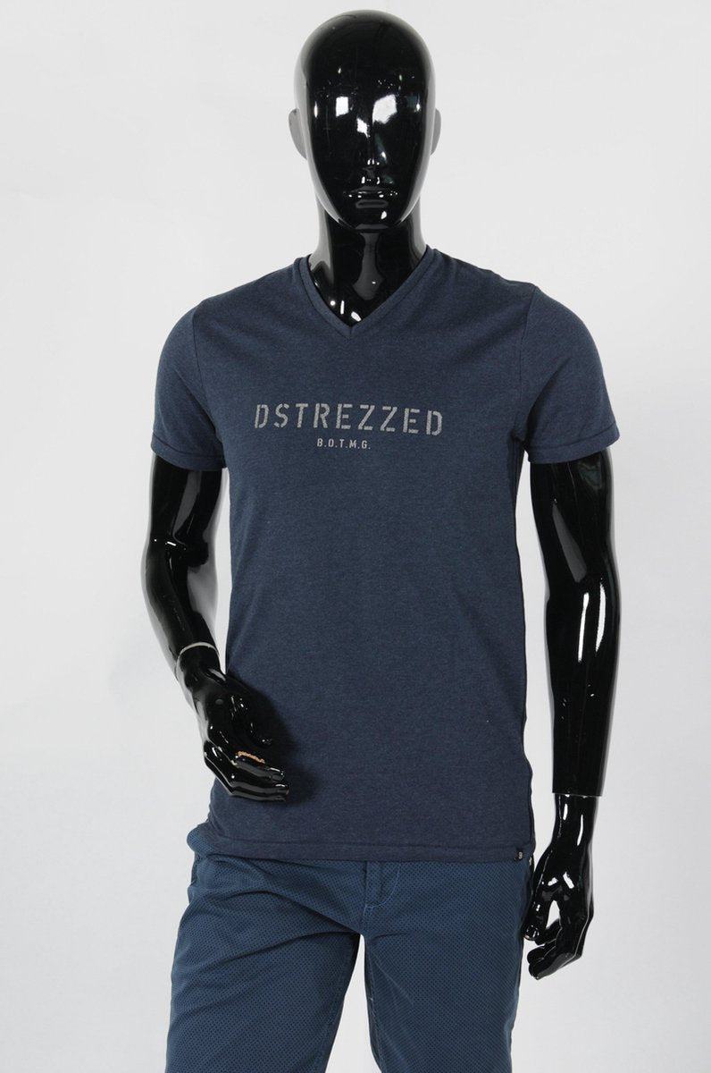 DSTREZZED - TSHIRT - BLAUW