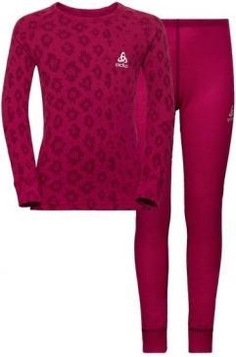 Odlo - Cerise - Thermoset - Kids - Roze - Maat 116