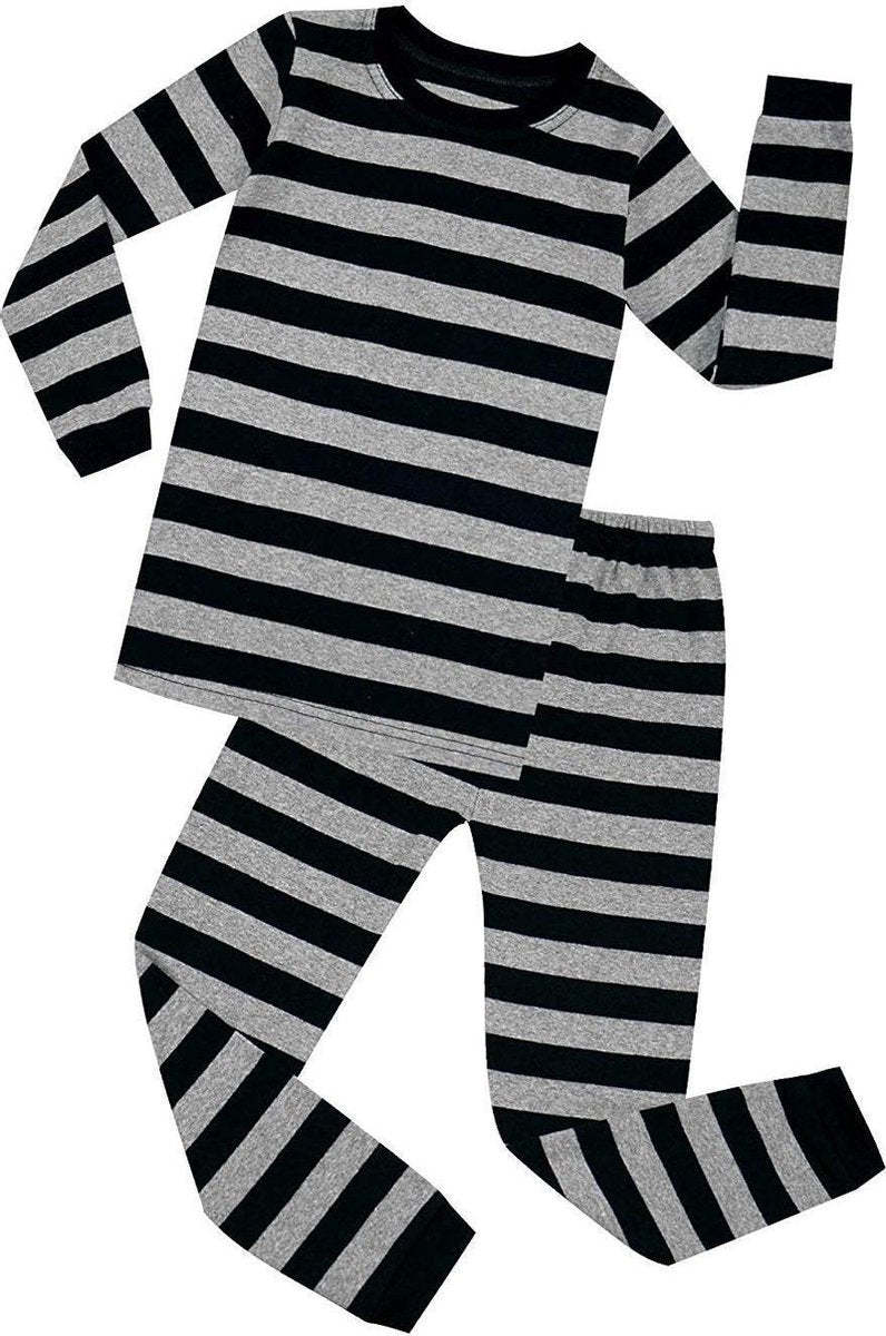Elowel - Jongen en Meises Gestreepte Pyjama