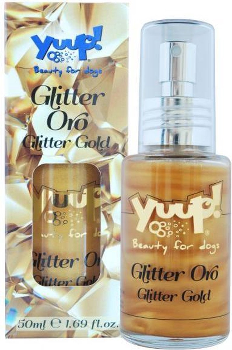 Yuup! fashion glitter gold hondenparfum 50 ml