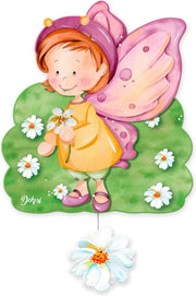 Dekori Muziekdoos Vlinder-fee Meisjes 23 X 32 Cm Groen/roze Hout
