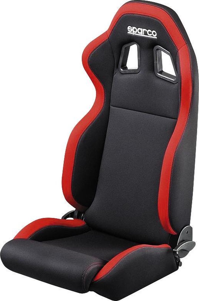 Sparco Sportstoel R100 Zwart/Rood (Verstelbaar)
