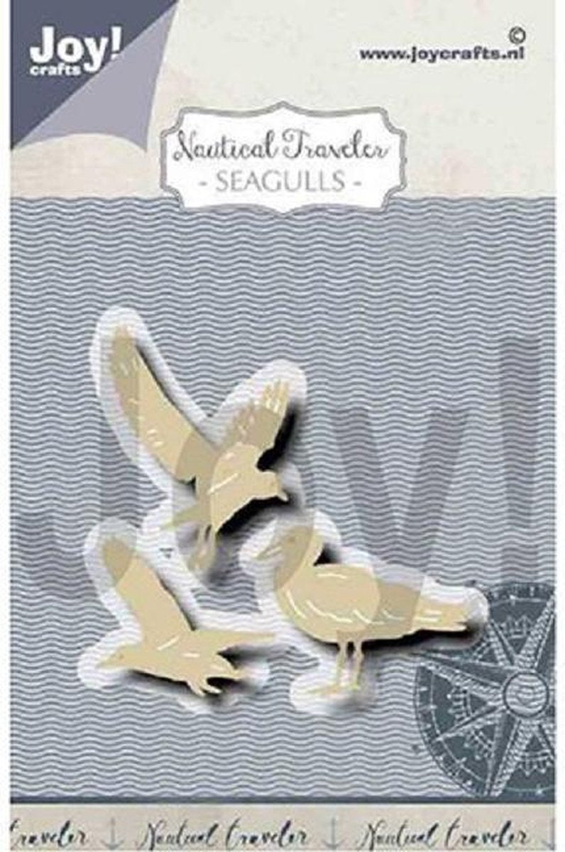 Snijmal - Stansen - Embossing - Joy!Crafts • Snij- embosstencil seagulls zeemeeuwen
