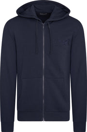 Emporio Armani - Heren Hoodies EA Vest - Blauw - Maat S