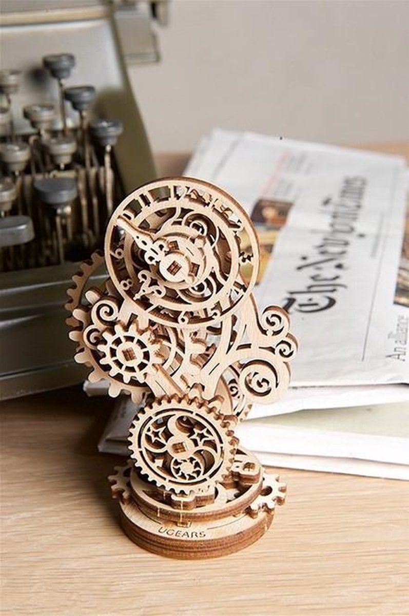 Ugears Houten Modelbouw - Steampunk Klok