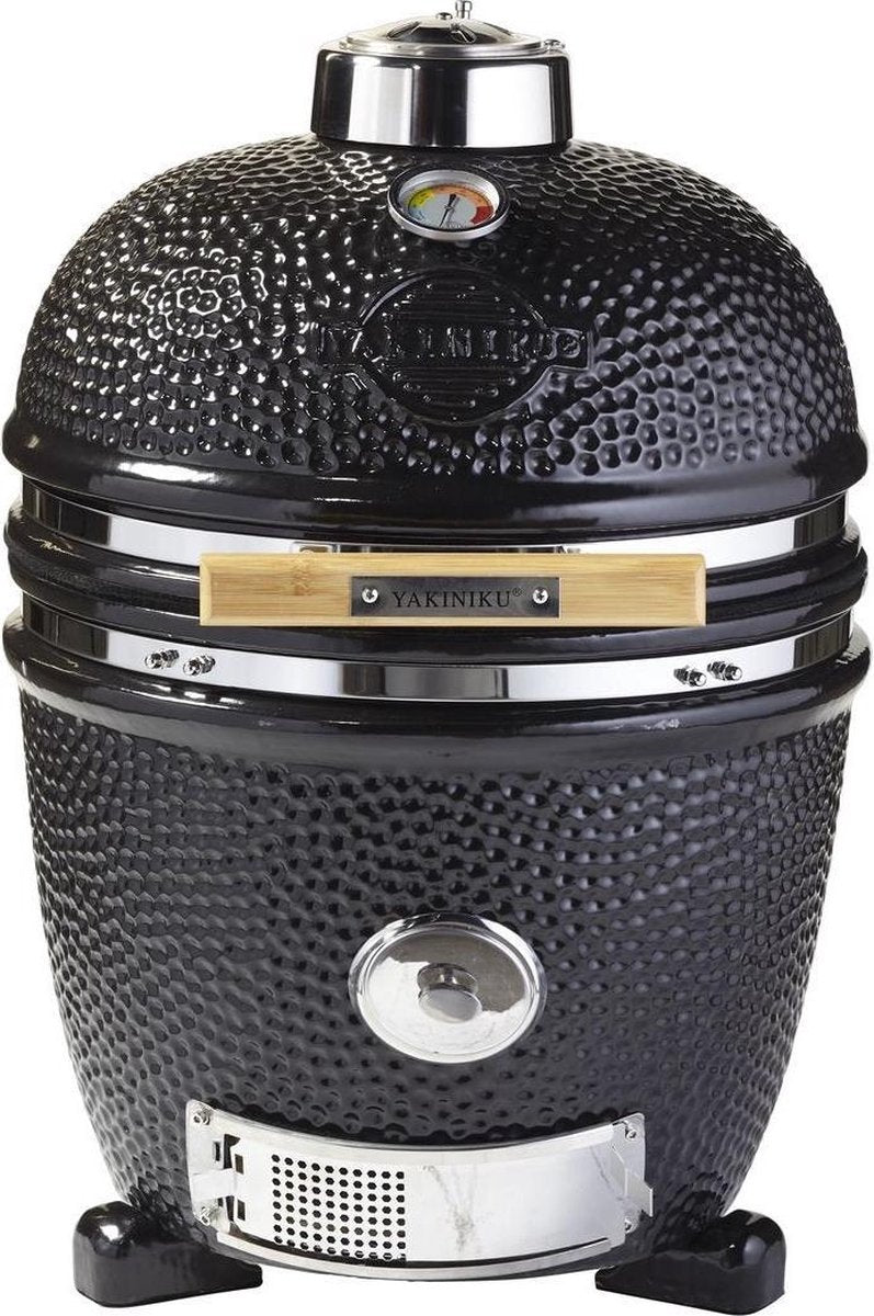 Yakiniku Barbecue Houtskool 16 Inch Keramiek/rvs Zwart